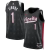 Fascinante Accattivante Bellissimo Anfernee Simons Portland Trail Blazers Nike Unisex 2024/25 Swingman Player Jersey City Edition Black per i devoti sostenitori