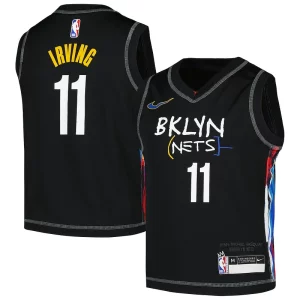 Raffinato Carino Kyrie Irving Brooklyn Nets Nike Preschool 2020/21 Swingman Jersey City Edition Black per i devoti sostenitori