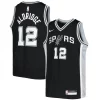 Sofisticato LaMarcus Aldridge San Antonio Spurs Nike Youth Swingman Jersey Icon Edition Black per i devoti sostenitori