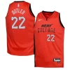Magnifico Incantevole Jimmy Butler Miami Heat Nike Youth 2024/25 Swingman Player Jersey City Edition Red per i devoti sostenitori