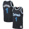 Bellissimo Magnifico Penny Hardaway Orlando Magic Hardwood Classics Swingman Jersey Black per i devoti sostenitori