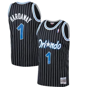 Bellissimo Magnifico Penny Hardaway Orlando Magic Hardwood Classics Swingman Jersey Black per i devoti sostenitori
