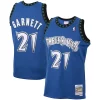 Versatile Elegante Kevin Garnett Minnesota Timberwolves 2001/02 Hardwood Classics Swingman Jersey Blue per i devoti sostenitori