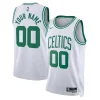 Duraturo Lussuoso Boston Celtics Nike Unisex Swingman Custom Jersey White Association Edition per i devoti sostenitori