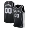 Gorgeous Splendido San Antonio Spurs Nike Unisex Swingman Custom Jersey Black Icon Edition per i devoti sostenitori