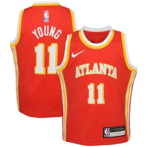 Bellissimo Cool Trae Young Atlanta Hawks Nike Toddler Swingman Player Jersey Icon Edition Red per i devoti sostenitori