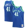 Fascinante Prestigioso Meraviglioso Dirk Nowitzki Dallas Mavericks Big & Tall 1998/99 Hardwood Classics Swingman Jersey Blue per i devoti sostenitori
