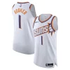 Elegante Prestigioso Duraturo Devin Booker Phoenix Suns Nike Authentic Jersey Association Edition White per i devoti sostenitori