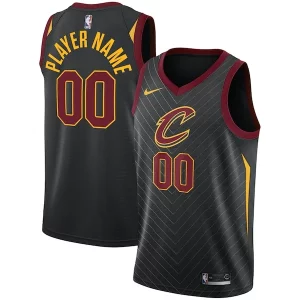 Meraviglioso Cleveland Cavaliers Nike Swingman Custom Jersey Black Statement Edition per i devoti sostenitori
