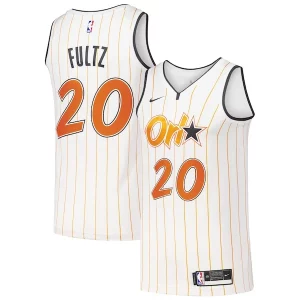 Ottimo Elegante Moderno Markelle Fultz Orlando Magic Nike Swingman Player Jersey City Edition White per i devoti sostenitori