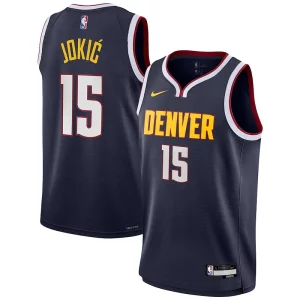 Versatile Lussuoso Nikola Jokic Denver Nuggets Nike Youth Swingman Jersey Icon Edition Navy per i devoti sostenitori