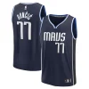 Comodo Meraviglioso Luka Dončić Dallas Mavericks Men's Fast Break Player Jersey Statement Edition Navy per i devoti sostenitori