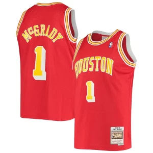 Raffinato Stupendo Tracy McGrady Houston Rockets 2001/02 Hardwood Classics Swingman Jersey Red per i devoti sostenitori