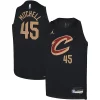 Classico Incantevole Donovan Mitchell Cleveland Cavaliers Jordan Brand Youth Swingman Jersey Statement Black per i devoti sostenitori