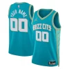 Sofisticato Charlotte Hornets Jordan Brand Unisex 2023/24 Custom Swingman Jersey Teal City Edition per i devoti sostenitori