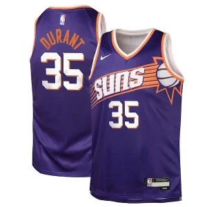 Fantastico Kevin Durant Phoenix Suns Nike Youth Swingman Jersey Purple Icon per i devoti sostenitori