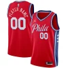 Splendido Meraviglioso Gorgeous Philadelphia 76ers Jordan Brand Swingman Custom Jersey Statement Edition Red per i devoti sostenitori