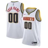 Magnifico Denver Nuggets Nike Unisex Swingman Custom Jersey White Association Edition per i devoti sostenitori