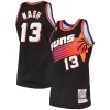 Duraturo Trendy Steve Nash Phoenix Suns 1996/97 Hardwood Classics Authentic Jersey Black per i devoti sostenitori