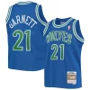 Meraviglioso Kevin Garnett Minnesota Timberwolves Youth 1995 96 Hardwood Classics Swingman Jersey Blue per i devoti sostenitori