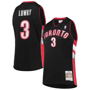 Accattivante Meraviglioso Gorgeous Kyle Lowry Toronto Raptors 2001/02 Hardwood Classics Swingman Jersey Black per i devoti sostenitori