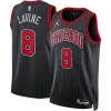 Carino Attraente Zach LaVine Chicago Bulls Jordan Brand Unisex Swingman Jersey Statement Edition Black per i devoti sostenitori