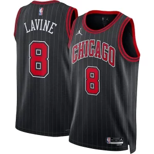 Carino Attraente Zach LaVine Chicago Bulls Jordan Brand Unisex Swingman Jersey Statement Edition Black per i devoti sostenitori