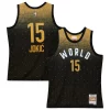 Robusto Raffinato Nikola Jokic Team World 2016 Hardwood Classics Rising Stars Swingman Jersey Black per i devoti sostenitori