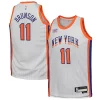 Classico Eccezionale Meraviglioso Jalen Brunson New York Knicks Nike Youth 2024/25 Swingman Player Jersey City Edition White per i devoti sostenitori