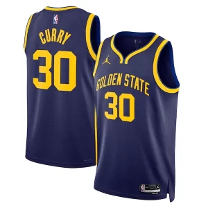 Stupendo Raffinato Bellissimo Stephen Curry Golden State Warriors Jordan Brand Unisex Swingman Jersey Statement Edition Navy per i devoti sostenitori