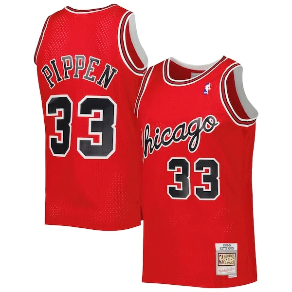 Fantastico Classico Scottie Pippen Chicago Bulls Hardwood Classics 2003 04 Swingman Jersey Red per i devoti sostenitori