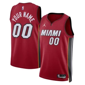 Eccezionale Miami Heat Jordan Brand Unisex 2022/23 Swingman Custom Jersey Statement Edition Red per i devoti sostenitori