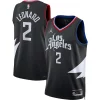 Raffinato Prestigioso Bellissimo Kawhi Leonard LA Clippers Jordan Brand Unisex Swingman Jersey Statement Edition Black per i devoti sostenitori