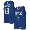 Meraviglioso Raffinato Paul George LA Clippers Nike Youth Swingman Jersey Icon Edition Royal per i devoti sostenitori