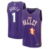 Trendy Devin Booker Phoenix Suns Youth 2024/25 Fast Break Player Jersey City Edition Purple per i devoti sostenitori