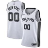 Magnifico Meraviglioso Bellissimo San Antonio Spurs Nike Custom Swingman Jersey White Association Edition per i devoti sostenitori