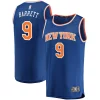 Stupendo Meraviglioso Eccezionale RJ Barrett New York Knicks Replica Fast Break Jersey Blue Icon Edition per i devoti sostenitori