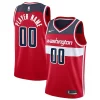 Carino Duraturo Washington Wizards Nike 2020/21 Swingman Custom Jersey Icon Edition Red per i devoti sostenitori