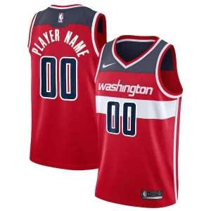 Carino Duraturo Washington Wizards Nike 2020/21 Swingman Custom Jersey Icon Edition Red per i devoti sostenitori