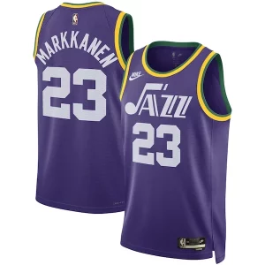 Delizioso Eccezionale Lauri Markkanen Utah Jazz Nike Unisex 2023/24 Swingman Replica Jersey Classic Edition Purple per i devoti sostenitori