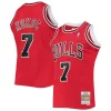 Meraviglioso Toni Kukoc Chicago Bulls 1997/98 Hardwood Classics Swingman Jersey Red per i devoti sostenitori