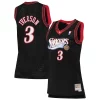 Fascinante Classico Allen Iverson Philadelphia 76ers Women's 2000/01 Hardwood Classics Swingman Jersey Black per i devoti sostenitori