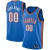 Magnifico Elegante Stupendo Oklahoma City Thunder Nike Custom Swingman Jersey Icon Edition Blue per i devoti sostenitori
