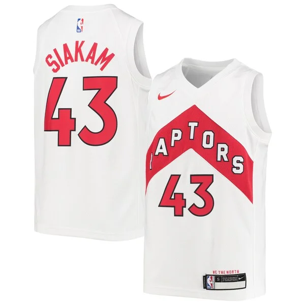 Ottimo Prestigioso Raffinato Pascal Siakam Toronto Raptors Nike Youth Swingman Jersey Association Edition White/Red per i devoti sostenitori