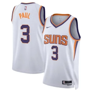Classico Gorgeous Sofisticato Chris Paul Phoenix Suns Nike Unisex Swingman Jersey Association Edition White/Purple per i devoti sostenitori