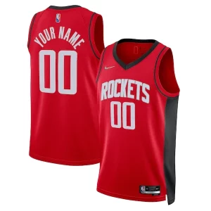 Sofisticato Moderno Houston Rockets Nike 2021/22 Diamond Swingman Custom Jersey Icon Edition Red per i devoti sostenitori
