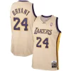 Eccezionale Men's Los Angeles Lakers Kobe Bryant Gold 2008 09 Hardwood Classics Authentic Player Jersey per i devoti sostenitori
