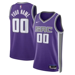Splendido Raffinato Sacramento Kings Nike Unisex Swingman Custom Jersey Purple Icon Edition per i devoti sostenitori