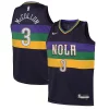 Bellissimo CJ McCollum New Orleans Pelicans Nike Youth Swingman Jersey City Edition Purple per i devoti sostenitori