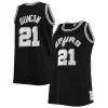 Moderno Trendy Tim Duncan San Antonio Spurs Big & Tall 1998/99 NBA 75th Anniversary Diamond Swingman Jersey Black per i devoti sostenitori
